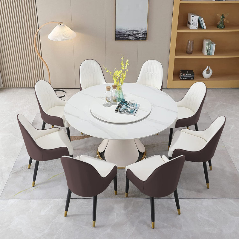 Ensemble de table de salle à manger 9 pièces 9 pièces