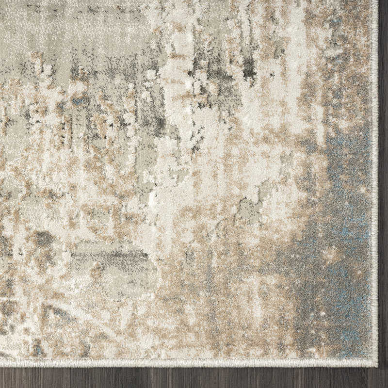Abstract Indoor Rug, Rectangle 5'3" x 7'6"