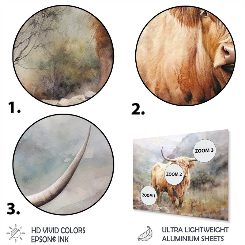 Rustic Animals Wall Decor on Metal