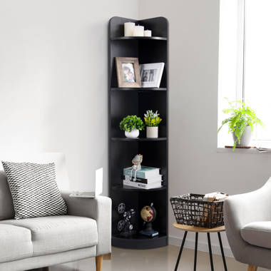 Millwood Pines Aleksis Corner Storage Bookcase