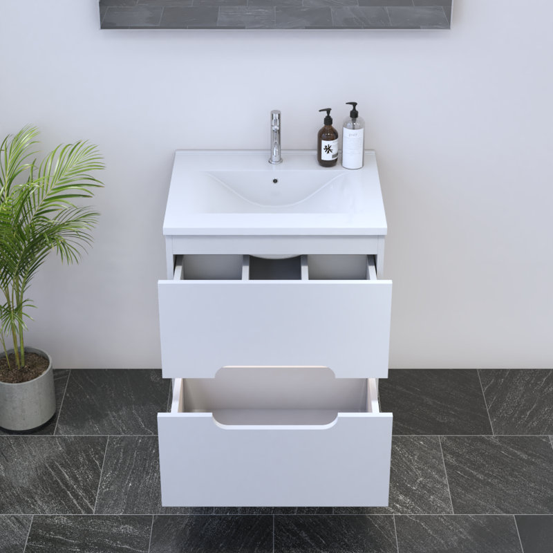 Kashden 23.6'' Single Bathroom Vanity with Top