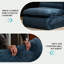 Fauteuil à billes rembourré -1782707521