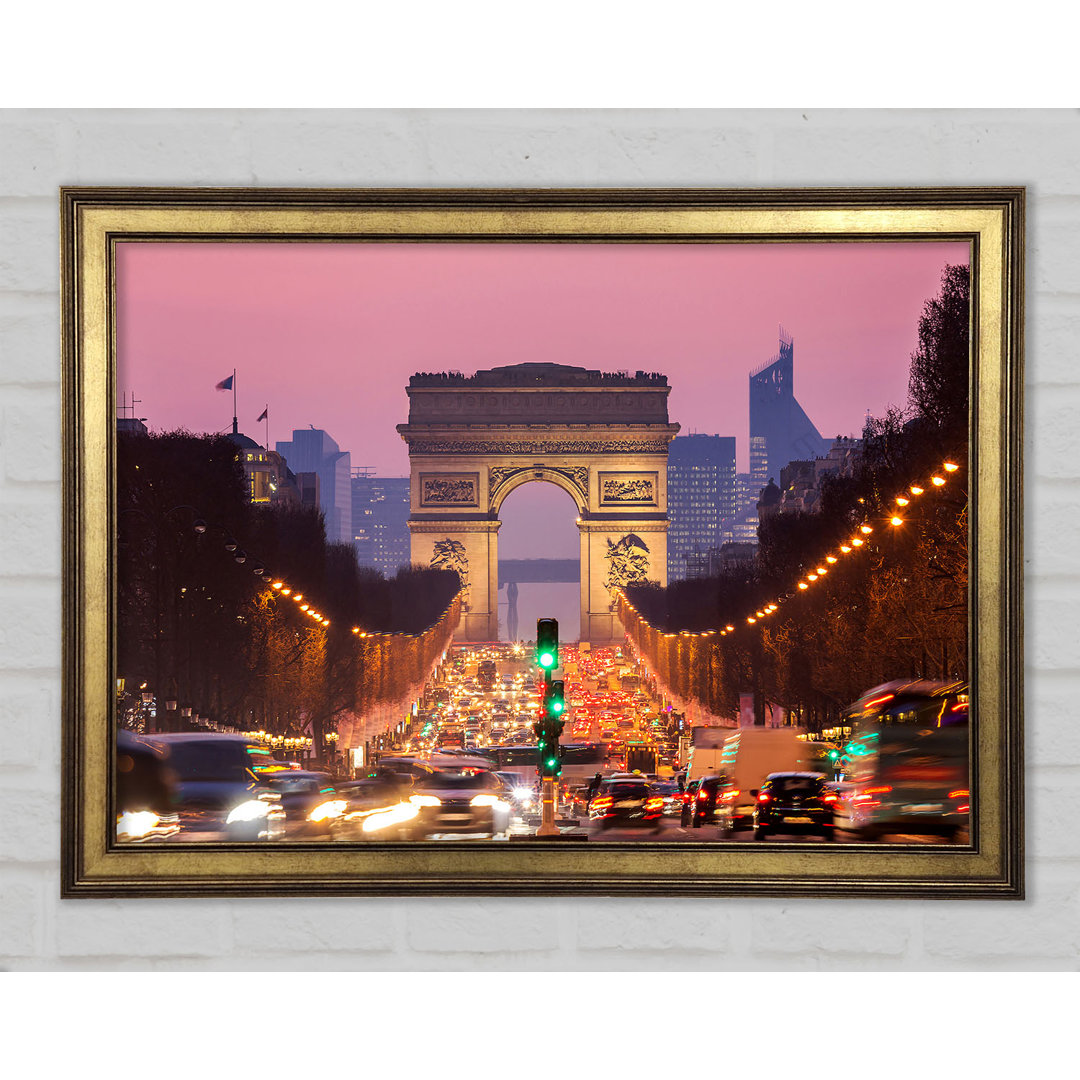 Arc De Triomphe 6 - Einzelner Bilderrahmen Kunstdrucke