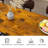 Industrial Bar Table Set with 4 PU Stools - Counter Height, Space-Saving 5-Piece Dining Set (43” L)-733517809
