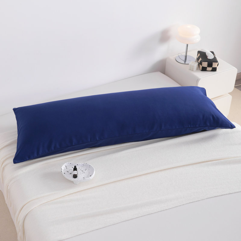 Housse de coussin pour le corps en microfibre brossée douce, taie pour le corps à fermeture à enveloppe, 20 po x 54 po, 1 paquet