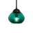 8" Wide Green Orb Mini Pendant