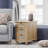 Arela End Table with Storage and Built-In Outlets