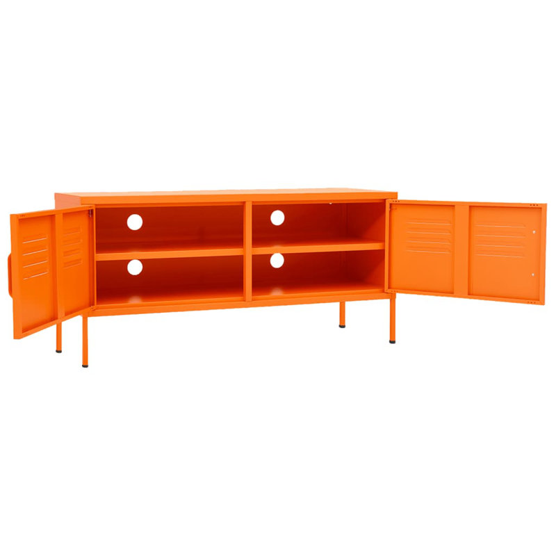 Javert TV Stand for TVs up to 43", Orange