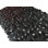 Tapis de bain antidérapant noir 16 W x 35 L (pour les baignoires lisses / non texturées seulement) Tapis de douche sécuritaire avec trous de bonde, ventouses pour salle de bain
