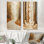 «Autumn the Enchanted Path Forest I», ensemble de 2 reproductions d'art mural