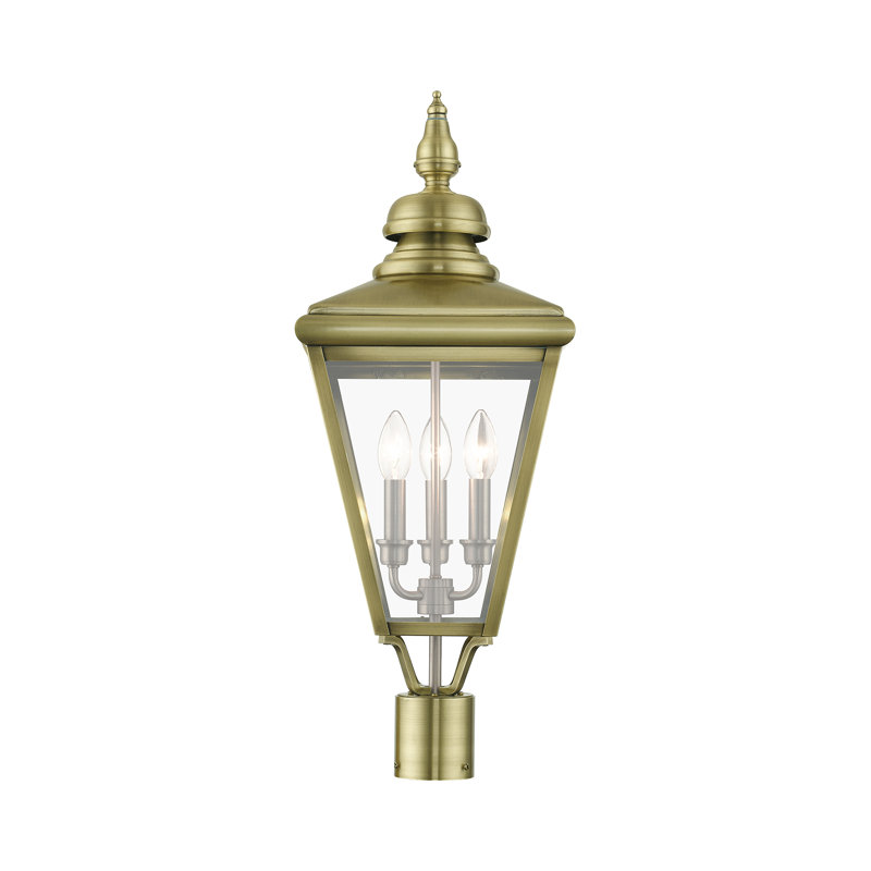 Transparent Lantern Head, Antique Brass
