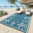 Reversible Outdoor Stain Resistant Modern Area Rug Washable Camping Carpet for Deck Reversible, Stain Resistant, Modern Design, Washable, for Outdoor Use-1194340323-1194340327