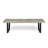 Patio Dining Bench With Iron Legs-1675978023