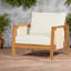 Comfortable Patio Sofas, Acacia Wood Modern 4 Piece Set For Home