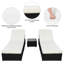 Caleal Reclining Weather Resistant Metal Outdoor Chaise Lounge Set with Table and Cushions