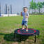 Mini trampoline d'exercice 40 pouces pour adultes ou enfants - Trampoline de remise en forme d'intérieur avec coussin de sécurité | Max