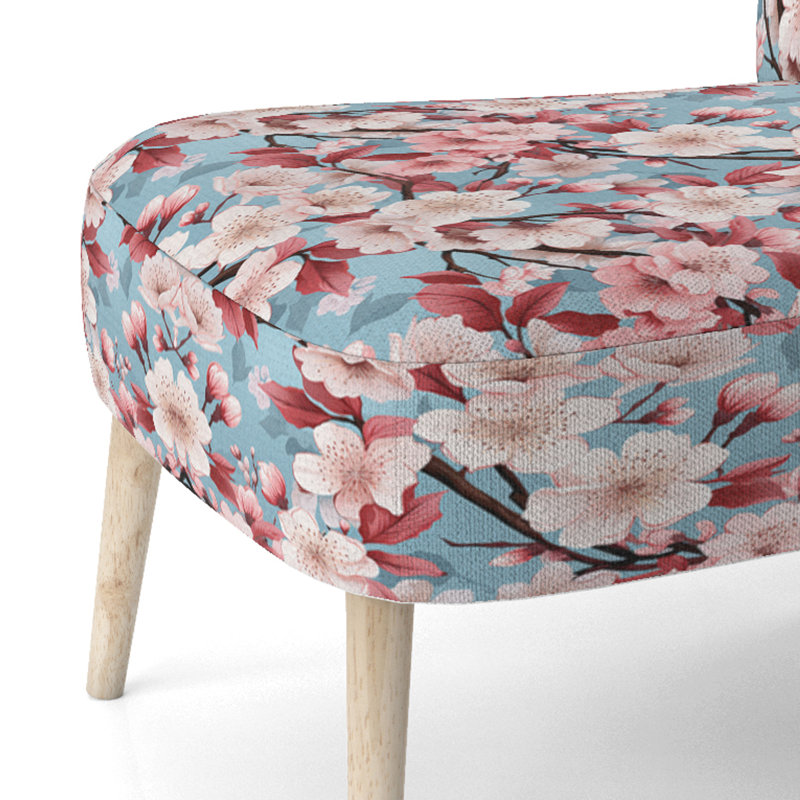 Chaise d'appoint rembourrée Cherry Blossom Bliss II