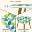 Ensemble de 2 tables basses gigognes Triangle