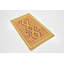 Tapis en laine rouge/beige 2 pi 6 po x 4 pi "one-of-kind" à la main noué la new age Elland