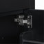 Ensemble de meuble-lavabo moderne 60 po noir avec lavabos doubles (séparés), lavabos doubles en céramique, tablette réglable, portes à fermeture en douceur et tiroir rabattable - Solution de salle de bain moderne pour salles de bain spacieuses-840074674
