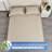 PHF 100% Rayon Derived from Bamboo Fitted Sheet, 16" Deep Pocket,2.5cm Wider Strong Elastic Easy Fit, Breathable Silky Soft Skin-Friendly for Hot Sleeper-124235922-124235913