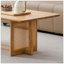 Table basse rectangulaire en bois massif imitation rotin de style chinois pour petits salons-147742969