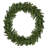 Pre-Lit Buffalo Fir Commercial Artificial Christmas Wreath-508227147