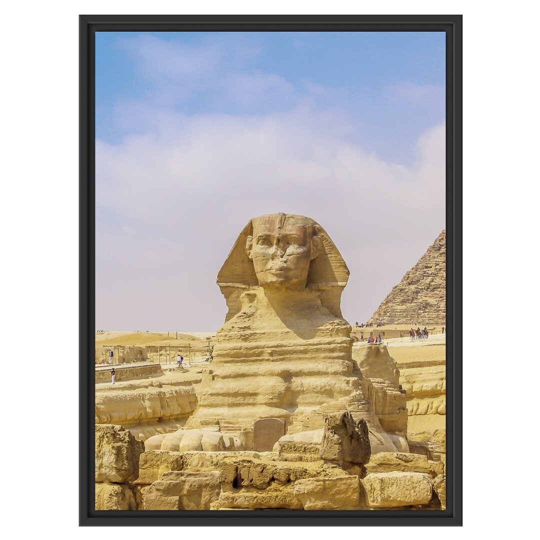 Gerahmtes Wandbild Große Sphinx von Gizeh