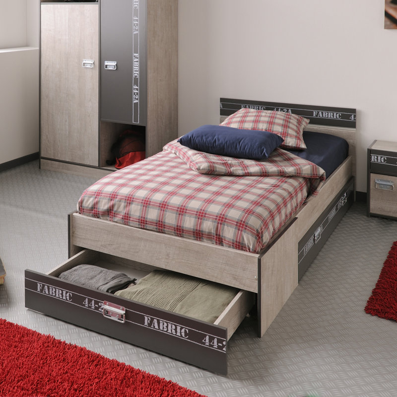 Lit plateforme simple avec tiroir Joyce