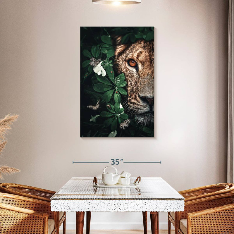 Lionne Brampt duo jungle, H 45 po x l 30 po