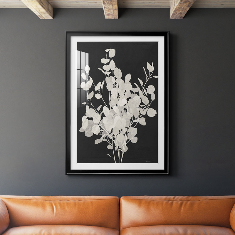 «Misty Branches II», reproduction encadrée de qualité supérieure - prête à être accrochée, H 24,5 po x l 18,5 po x P 1 po