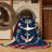 Washable Modern Maritime Nautical Area Rug-1050270084