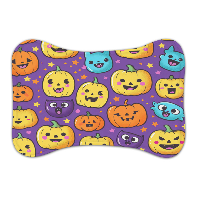 Tapis d'alimentation en os 1 pièce Sweet Scares, XL (18 po)