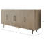 Crédence de rangement en bois massif Adona-985059349