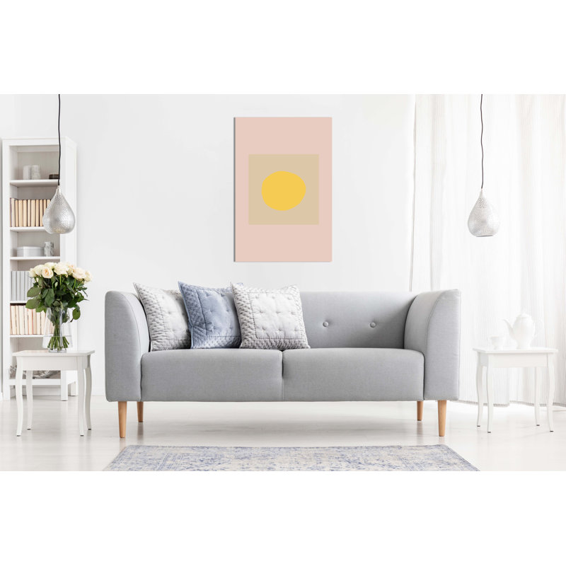 Abstract Geometric - Wrapped Canvas Print, 31cm H x 20cm W x 1.8cm D