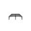 Structure de lit plateforme simple en métal à profil bas, support de lattes en acier robuste de 14 pouces, assemblage sans outil sans vis, lit sans sommier requis pour les petits espaces et les chambres d'amis-130036263-130036260