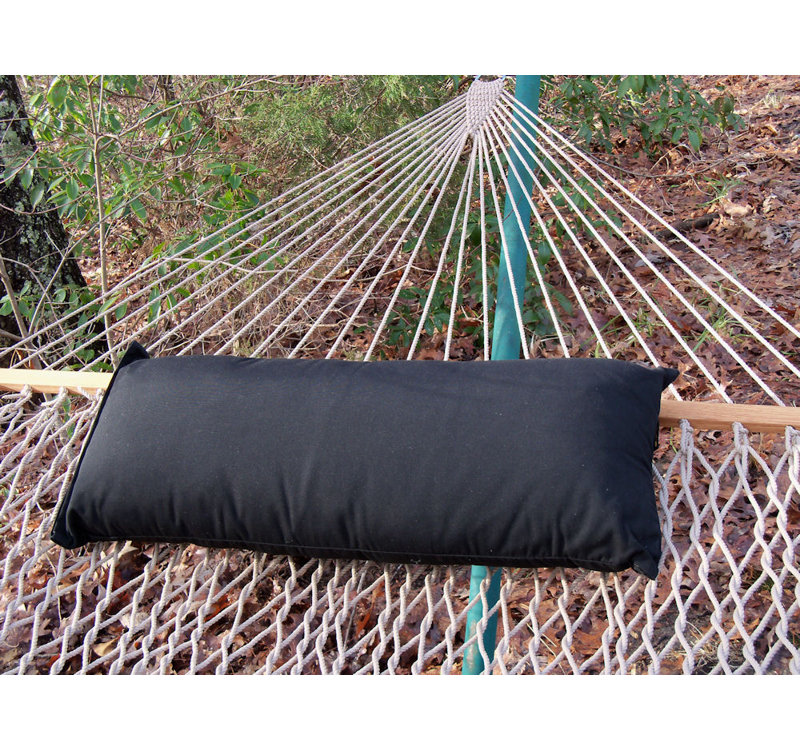 Sunbrella Hammock Outdoor Lumbar Pillow, Black