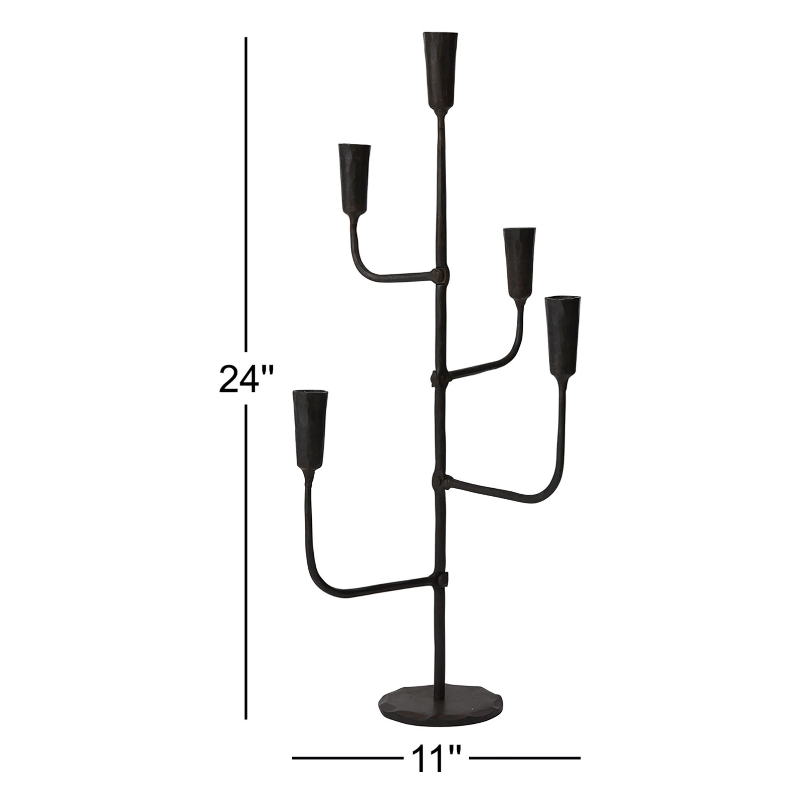 Carlette 24" Metal Tabletop Candelabra