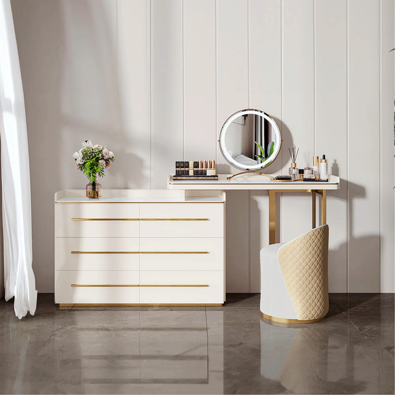Ensemble coiffeuse 6 tiroirs Chiltern