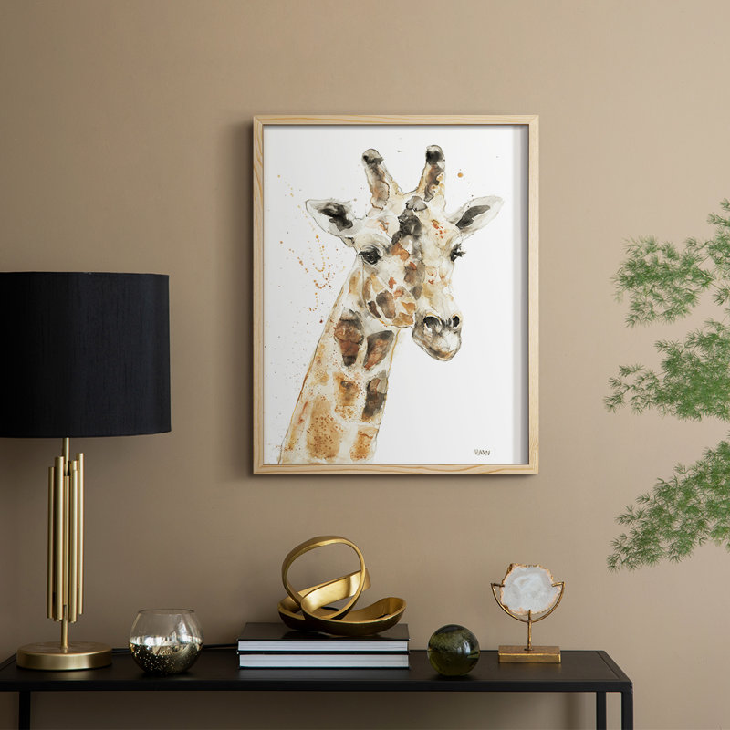 Savannah IV Framed Print - Solid Wood, Natural, 11" H x 9" W