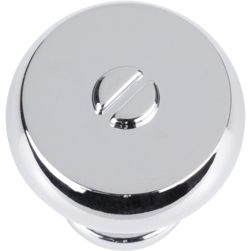 Everitt 1.19" Diameter Mushroom Knob, Polished Chrome