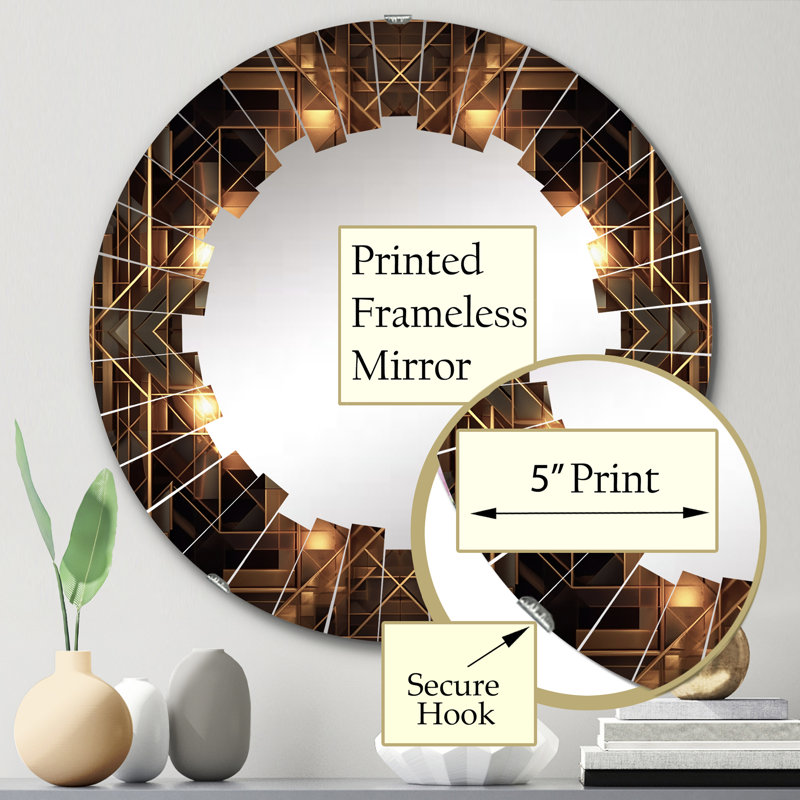 Miroir mural Avior, 24 po x 24 po