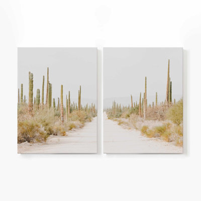 Desert Tranquility | 2 Panel Split Large Canvas Print