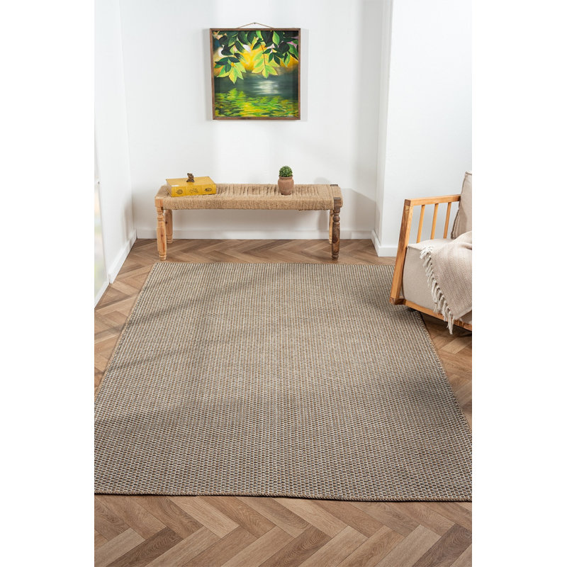 Owenn Machine Woven Beige Indoor Rug, Rectangle 160 x 230cm