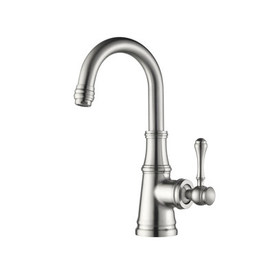 10.9"H Solid Brass Single-Handle Bathroom Sink Faucet