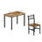 Small Kitchen Table Set For 2 With Chairs, 3 Piece Dining Table Set, Wood Breakfast Nook Table And Chairs Set For Small Space Dining Room,Apartment-887455278-887455276