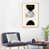 Toile avec cadre en bois beige n'est pas disponible