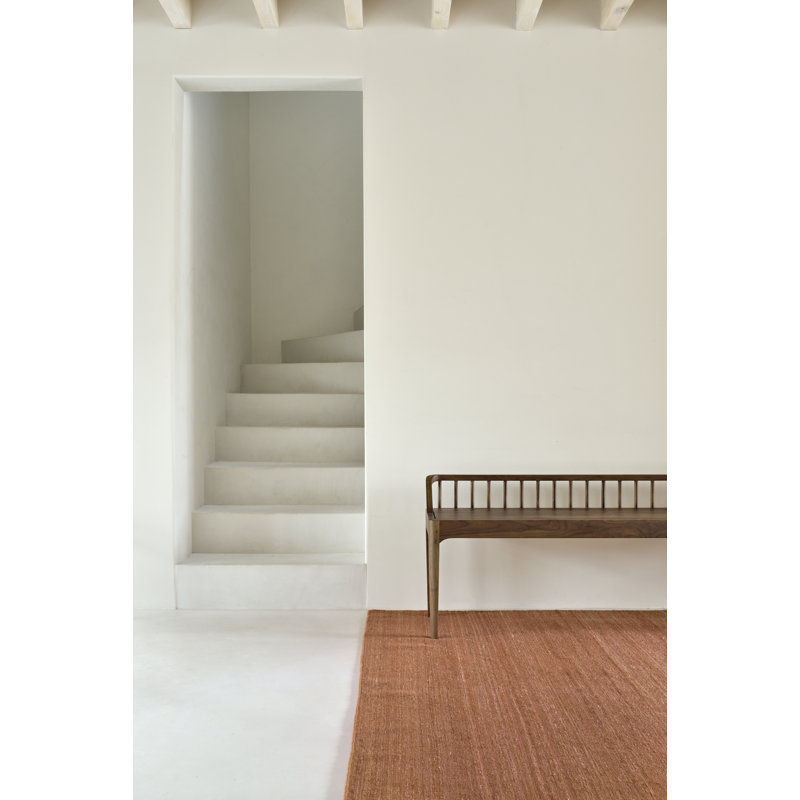 Essentials Wool Area Rug in Brown, Rectangle 6'6.5" x 9'10"