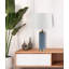 Cylinder 55cm Metal Ceramic look Table Lamp-321059714-321059715