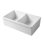 FarmhausQuatro 33" L x 20" W Double Bowl Farmhouse Kitchen Sink